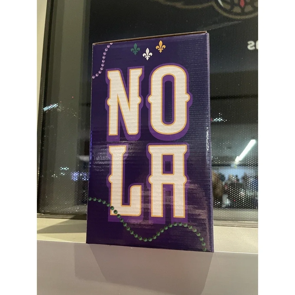 PIERRE THE PELICAN BOBBLEHEAD New Orleans Pelicans 2023 Mardi Gras Edition RARE